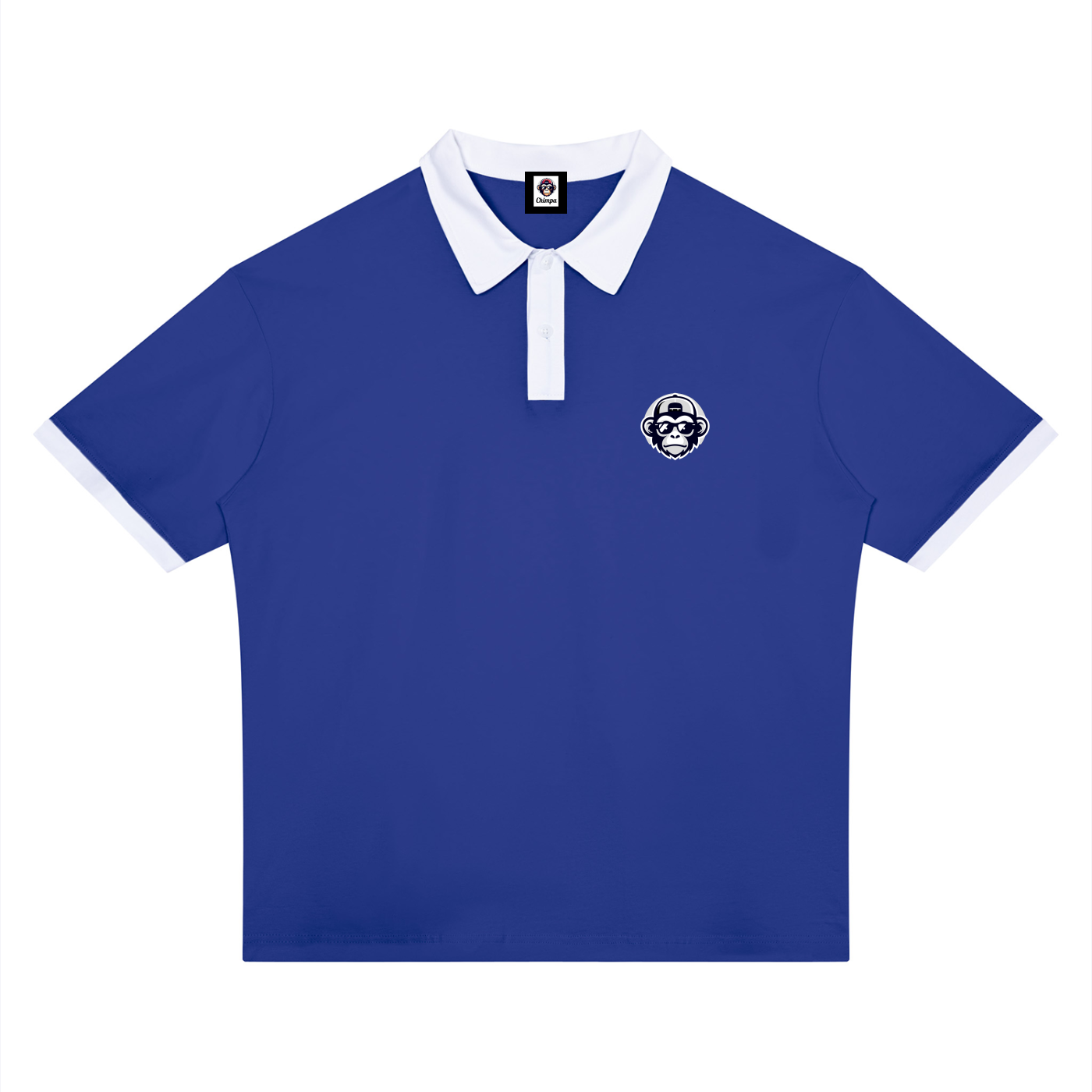 Unisex Color Block Polo Shirt
