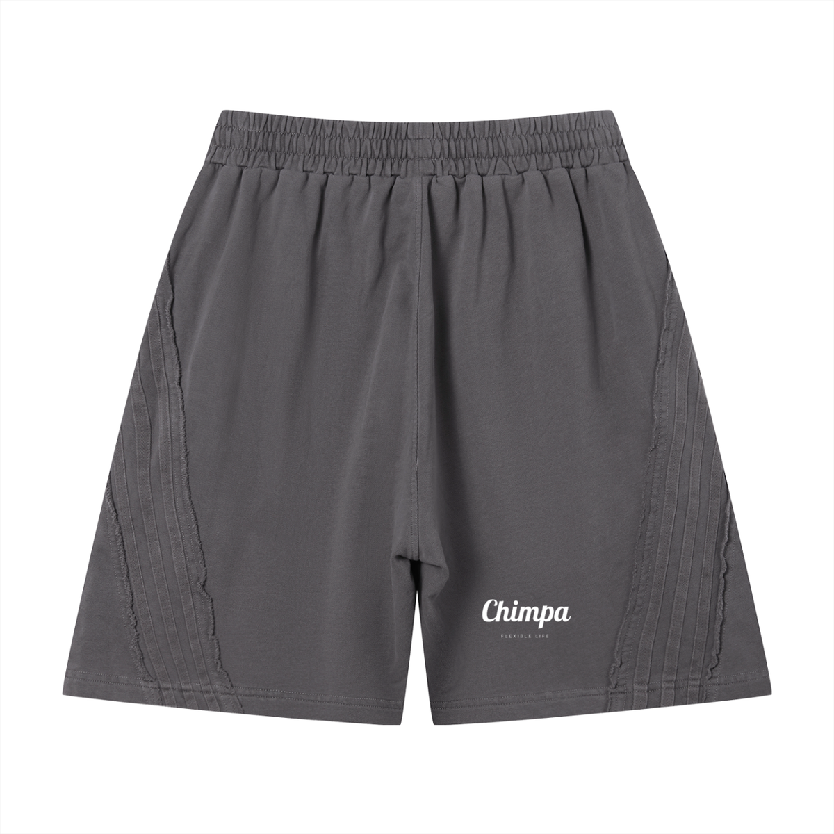 Unisex Vintage Wash Raw Edge Shorts