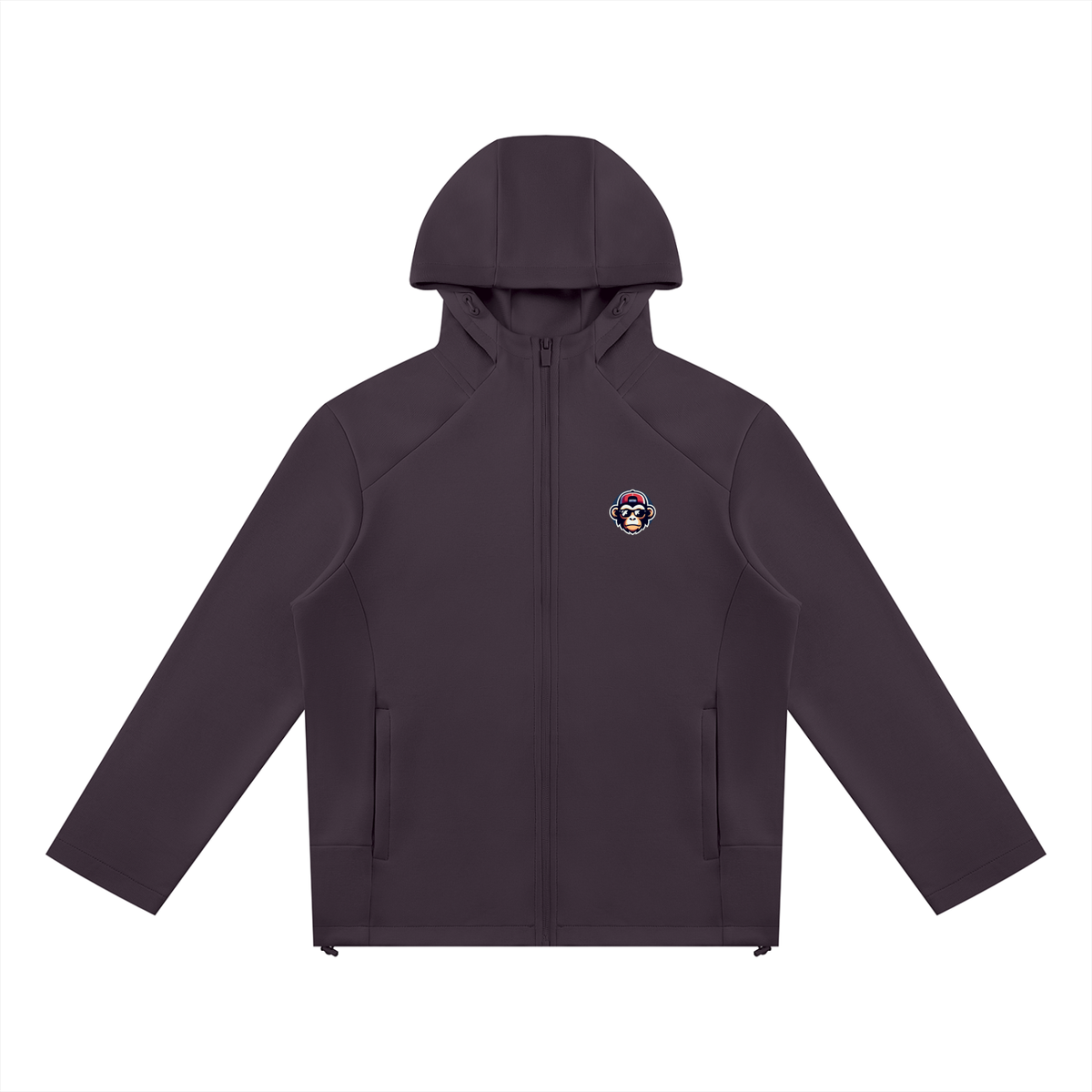 Unisex Paneled Full Zip Hoodie