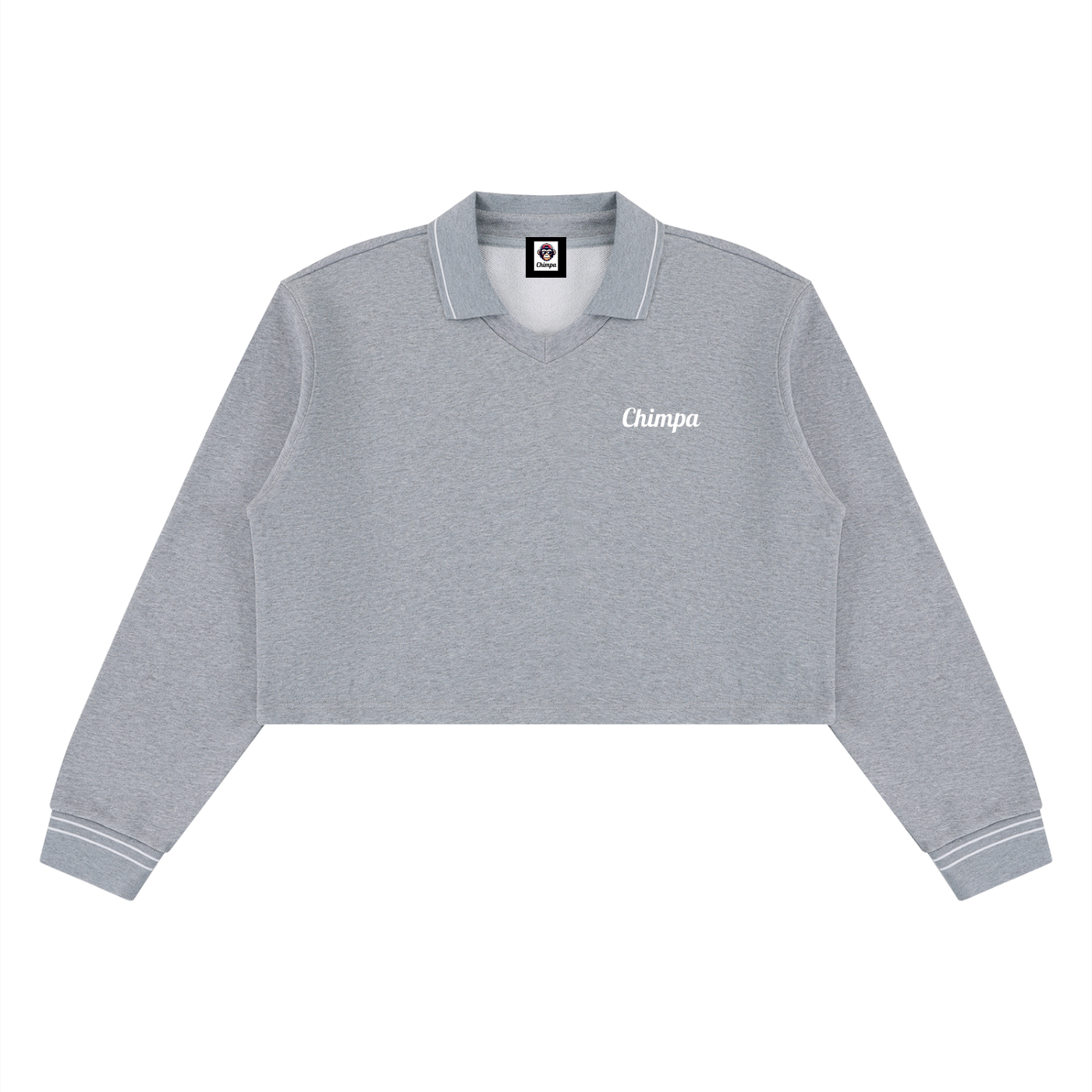 Women’s Crop Collared Sweatshirt