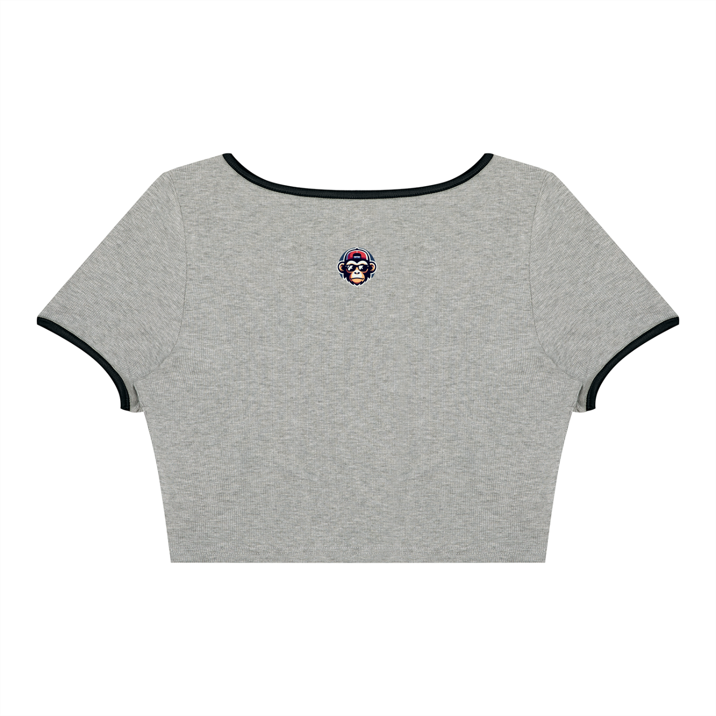Women's Color Block Crop T-Shirt