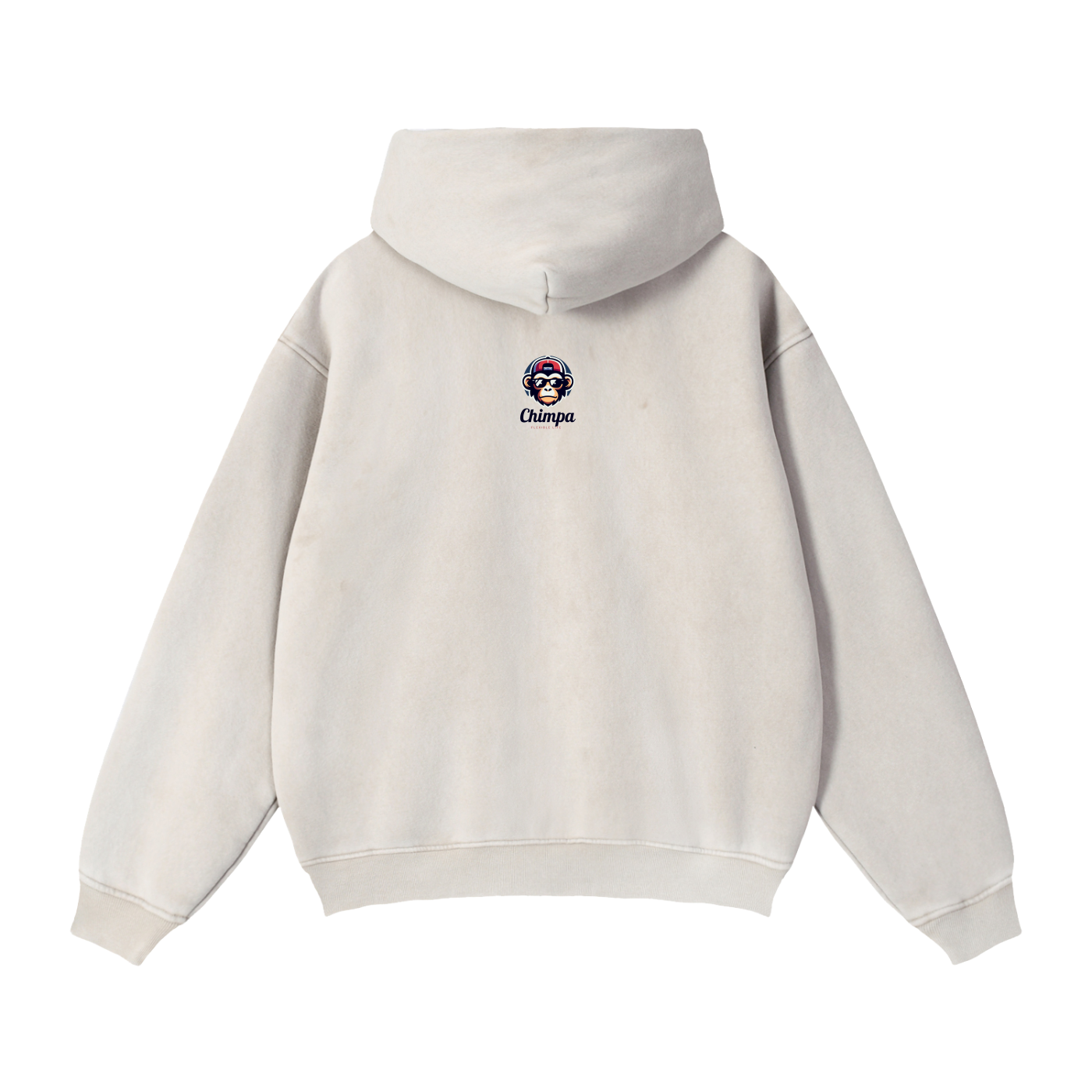 Zip-Through Boxy Fleece Hoodie