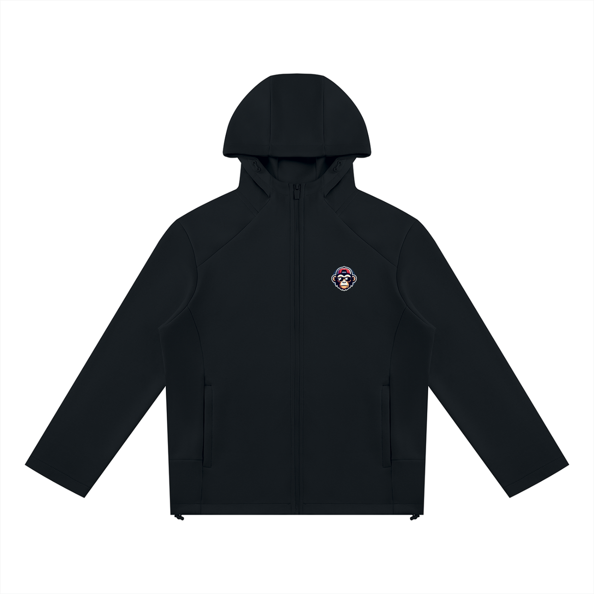 Unisex Paneled Full Zip Hoodie