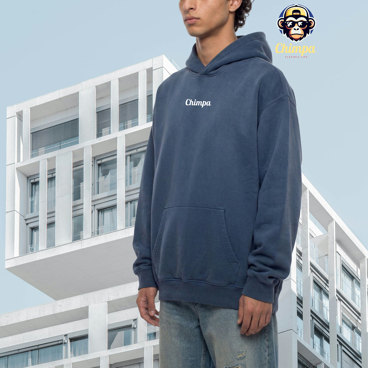 Unisex Vintage Wash Fleece Hoodie