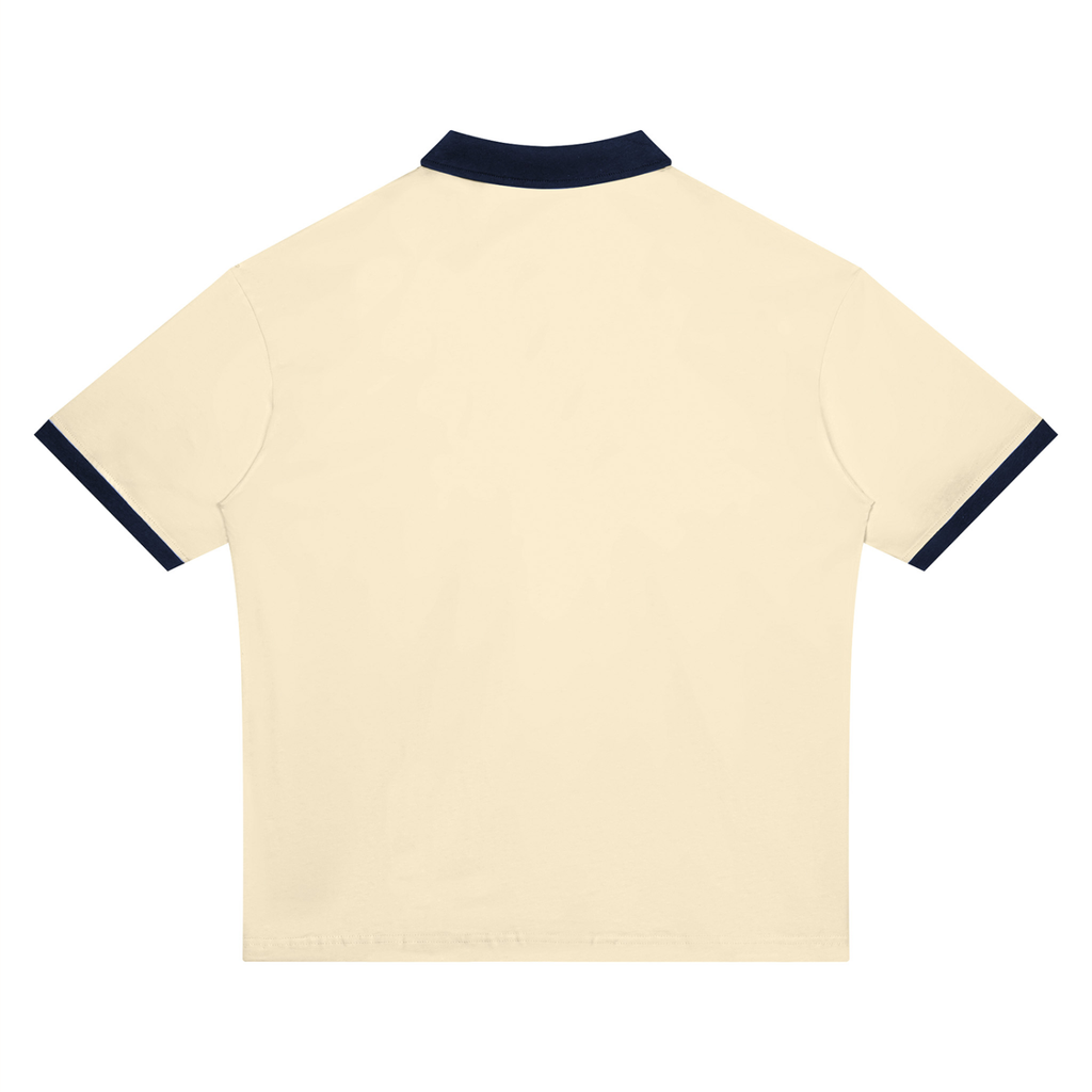Unisex Color Block Polo Shirt