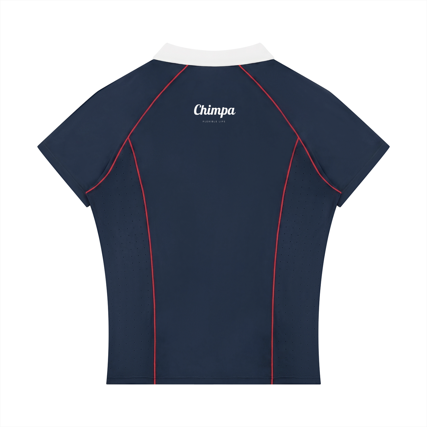 Women’s Slim Fit Quarter-Zip Polo Shirt
