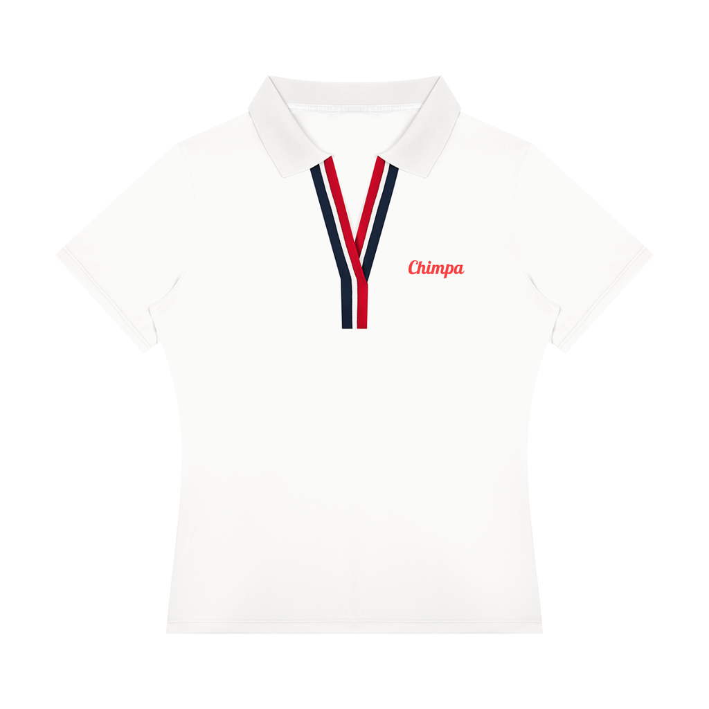 Women’s Color Block Polo Shirt