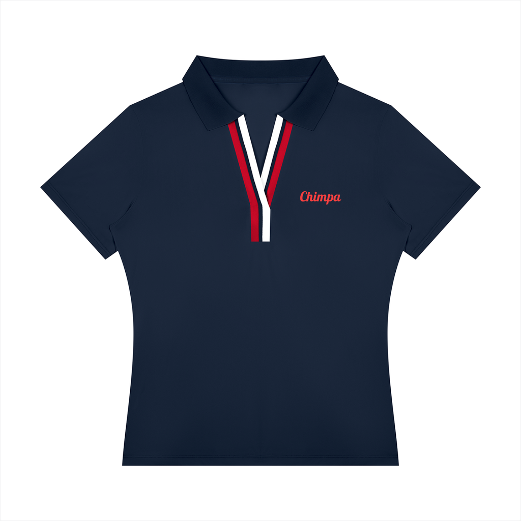 Women’s Color Block Polo Shirt