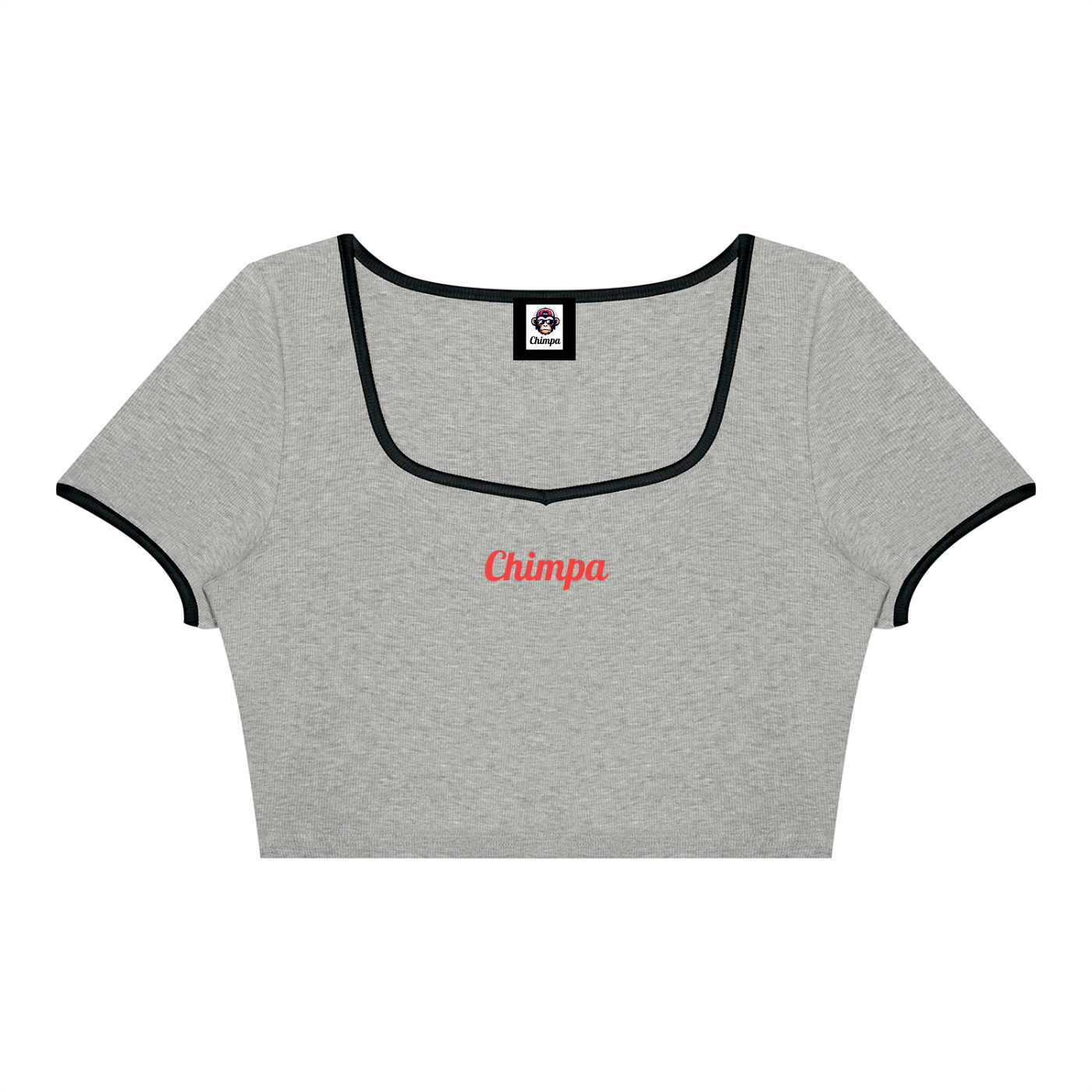 Women's Color Block Crop T-Shirt