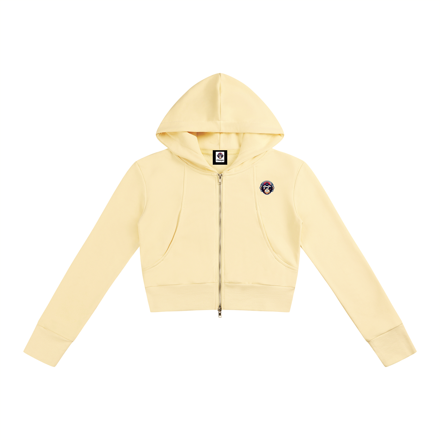 Women’s Slim Crop Full Zip Hoodie
