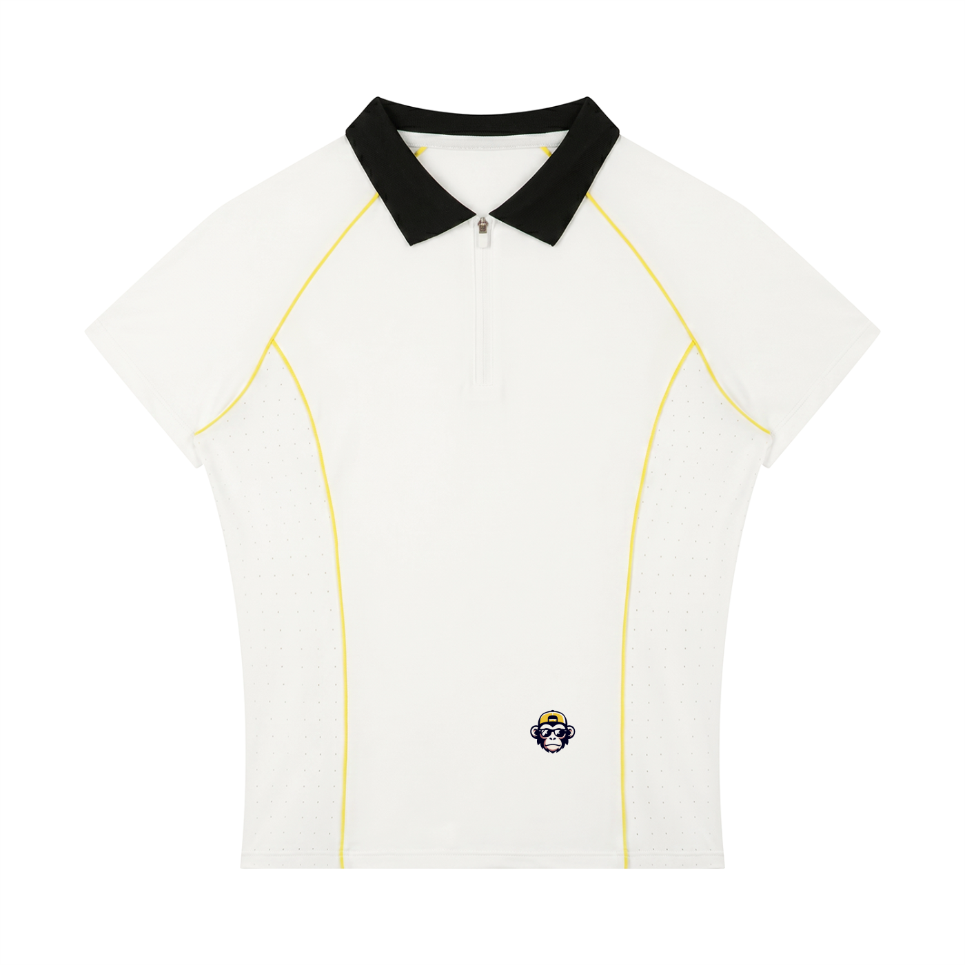Women’s Slim Fit Quarter-Zip Polo Shirt