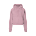 Cropped Half-Zip Hoodie