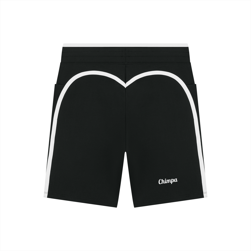 Women's High Rise Color Block Yoga Shorts
