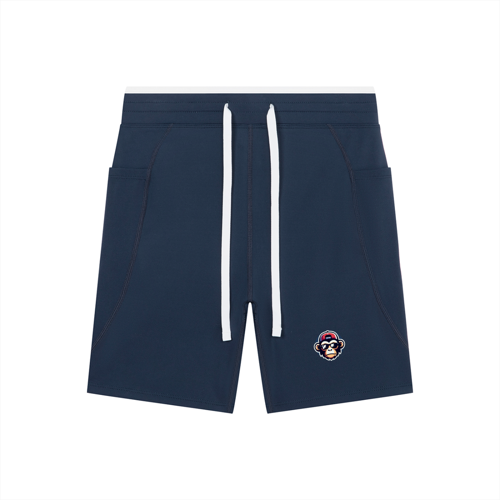 Women's High Rise Color Block Yoga Shorts
