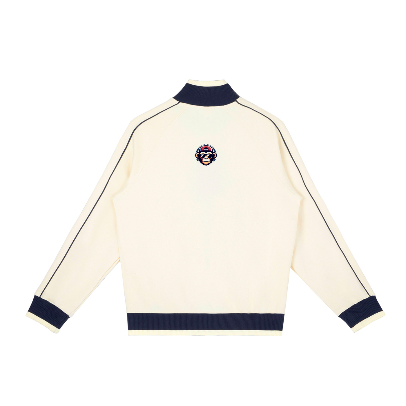 Color Block Raglan Sleeve Zip Track Jacket