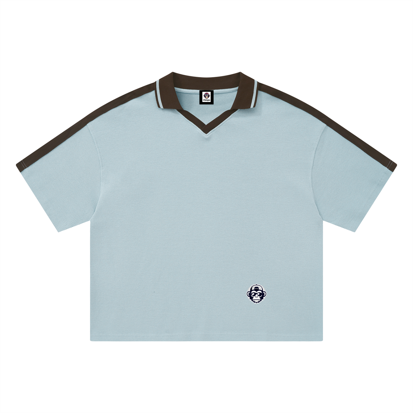 Unisex Color Block Polo Shirt