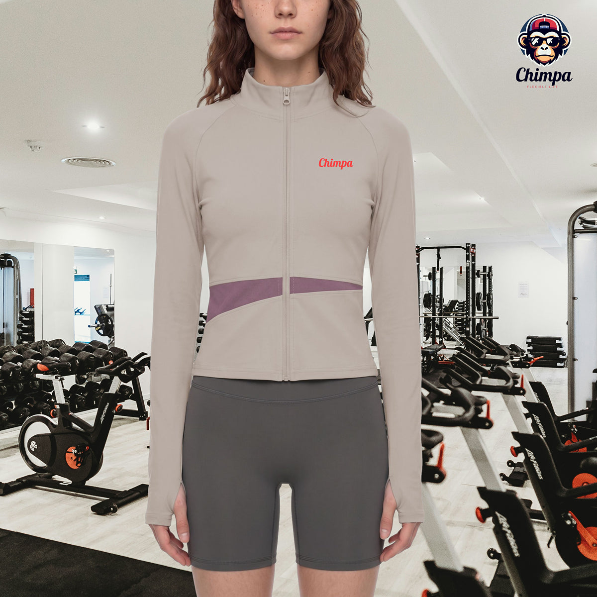 Women's Paneled Yoga Jacket