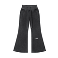 Vintage Washed Flared Fleece Pants