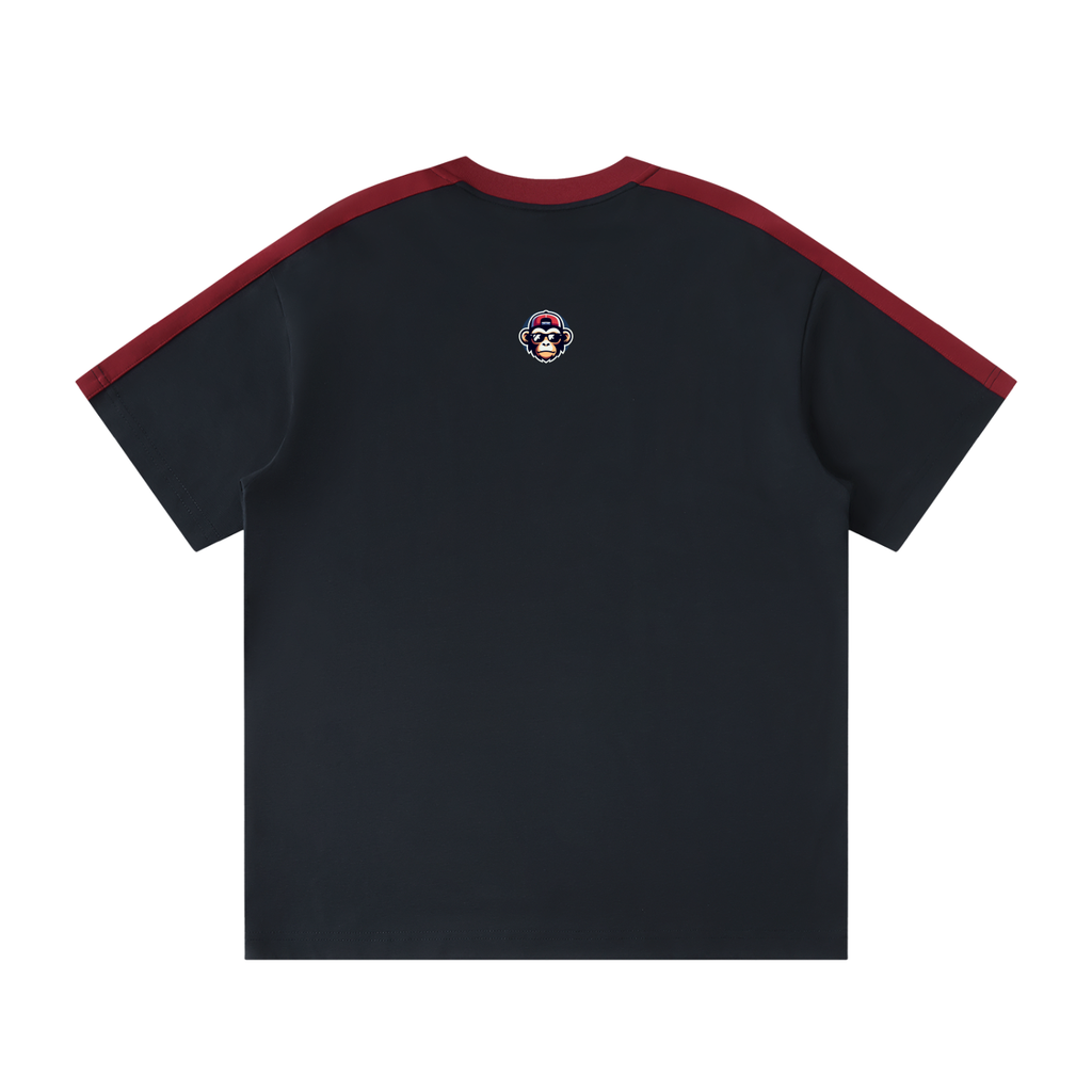 Unisex Colorblock Striped T-Shirt