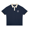 Unisex Color Block Polo Shirt