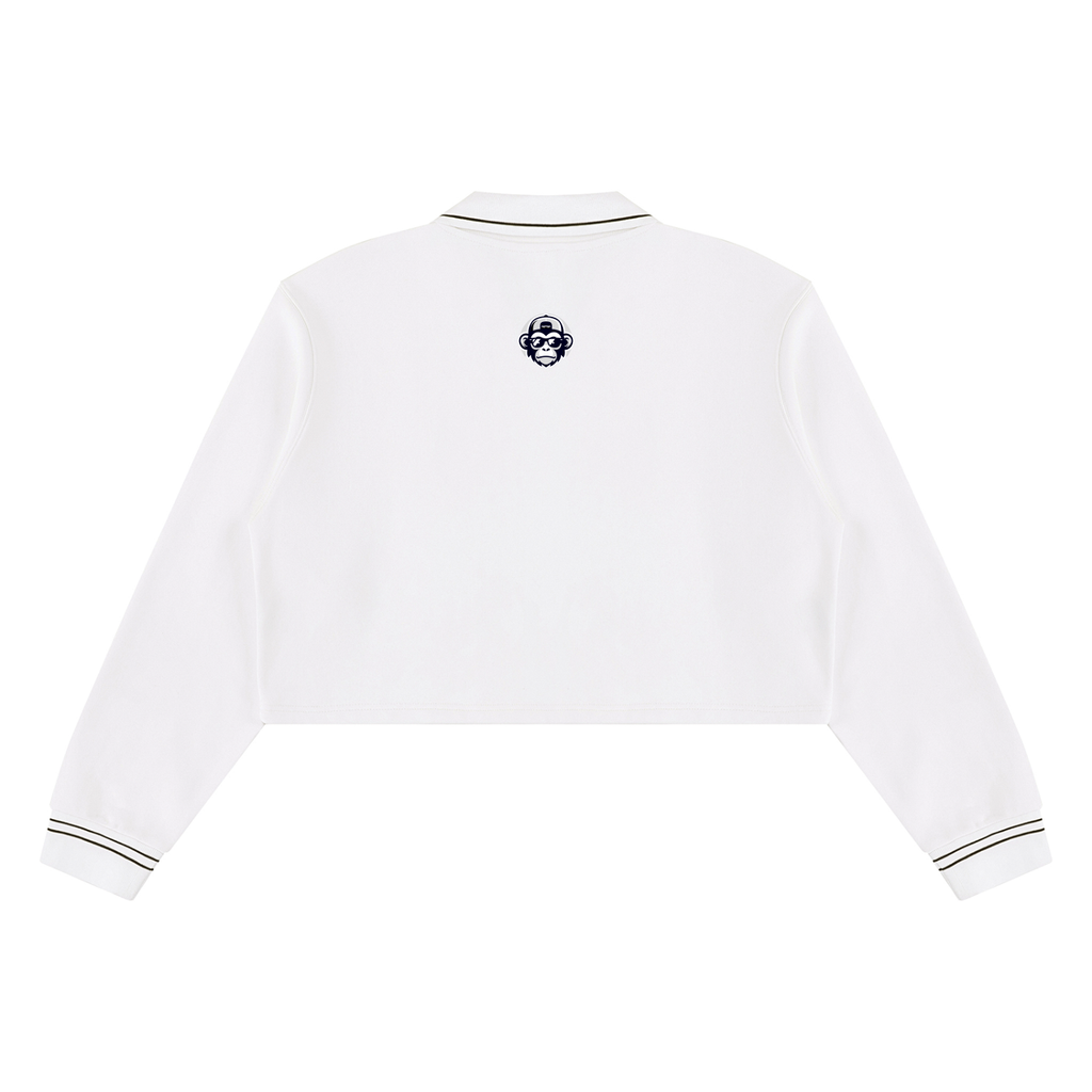 Women’s Crop Collared Sweatshirt