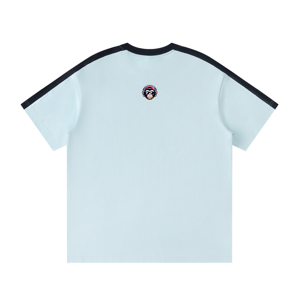 Unisex Colorblock Striped T-Shirt
