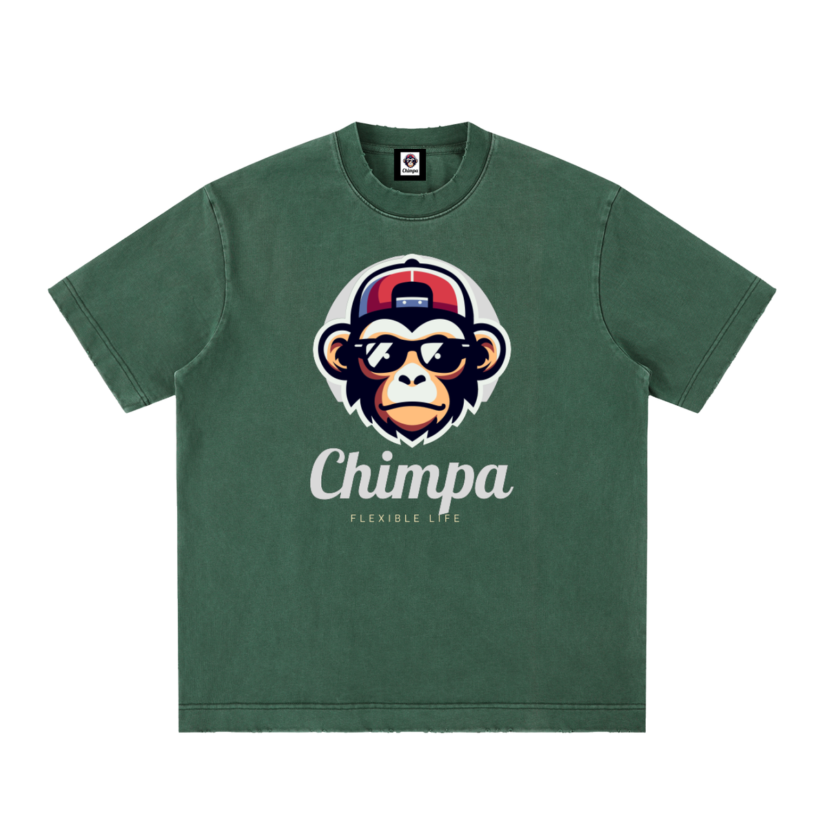 Heavyweight Vintage Washed Frayed T-Shirt