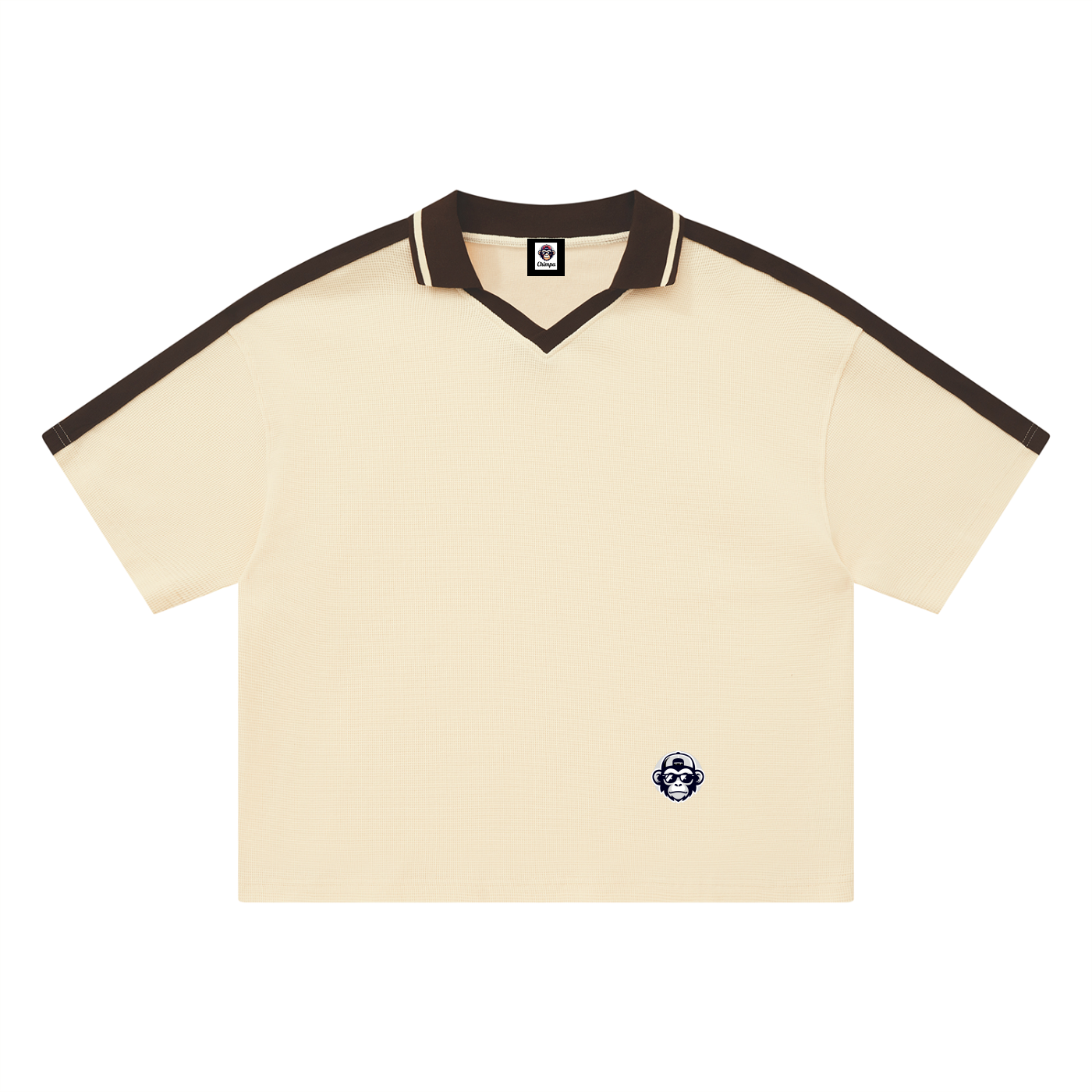 Unisex Color Block Polo Shirt