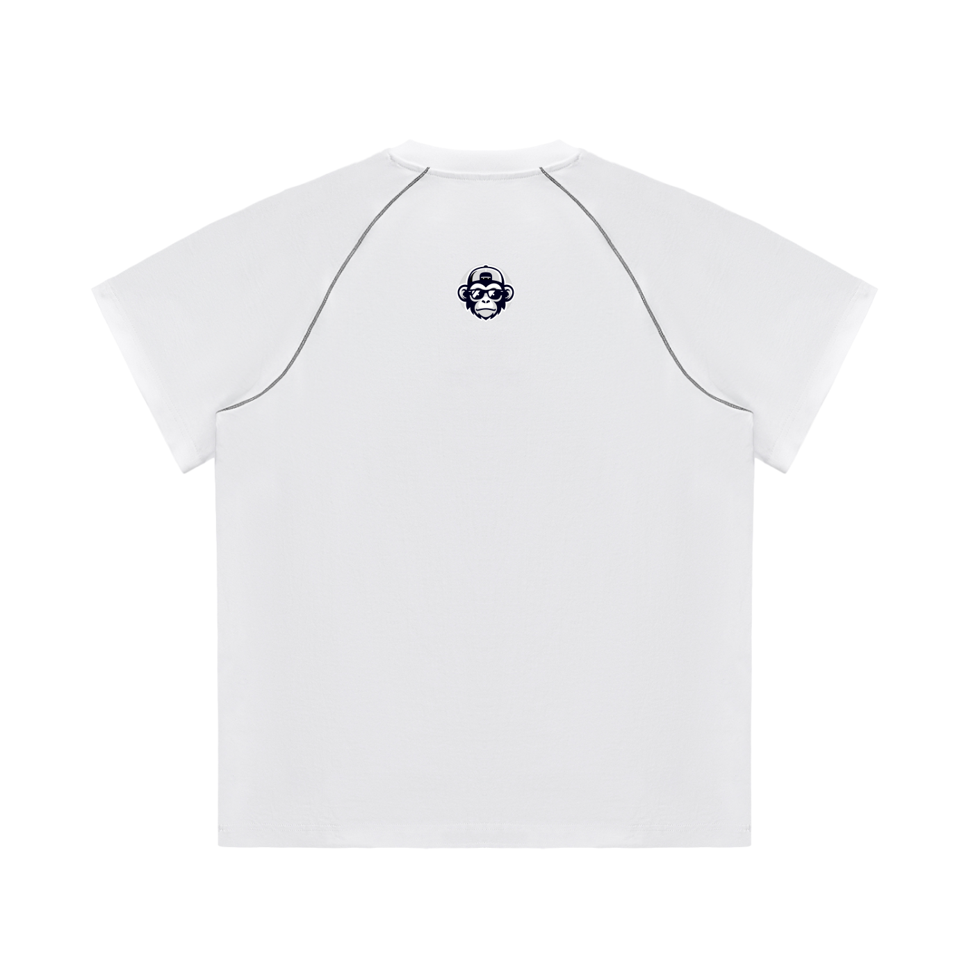 Striped Contrast Stitch T-Shirt