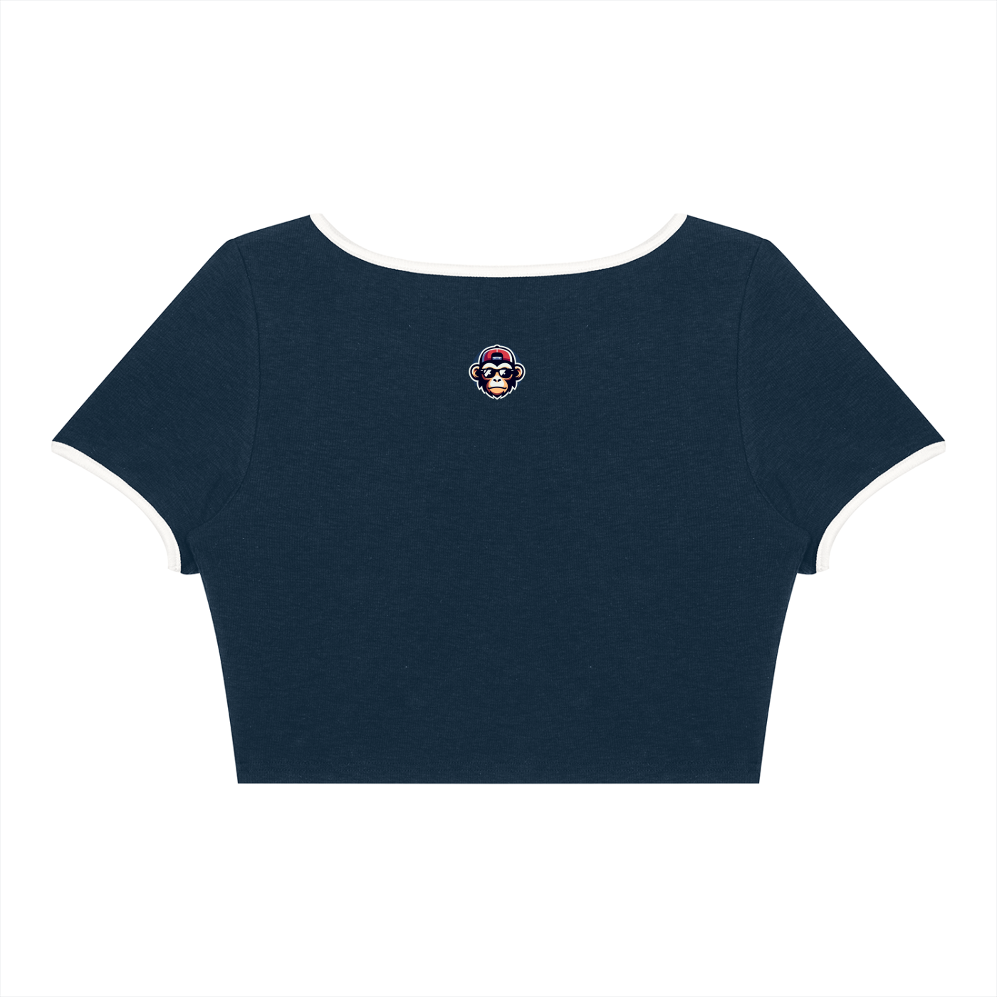 Women's Color Block Crop T-Shirt