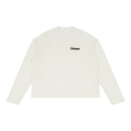 Unisex Raw Edge Long Sleeve T-Shirt
