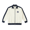 Contrast Trim Stand Collar Jacket