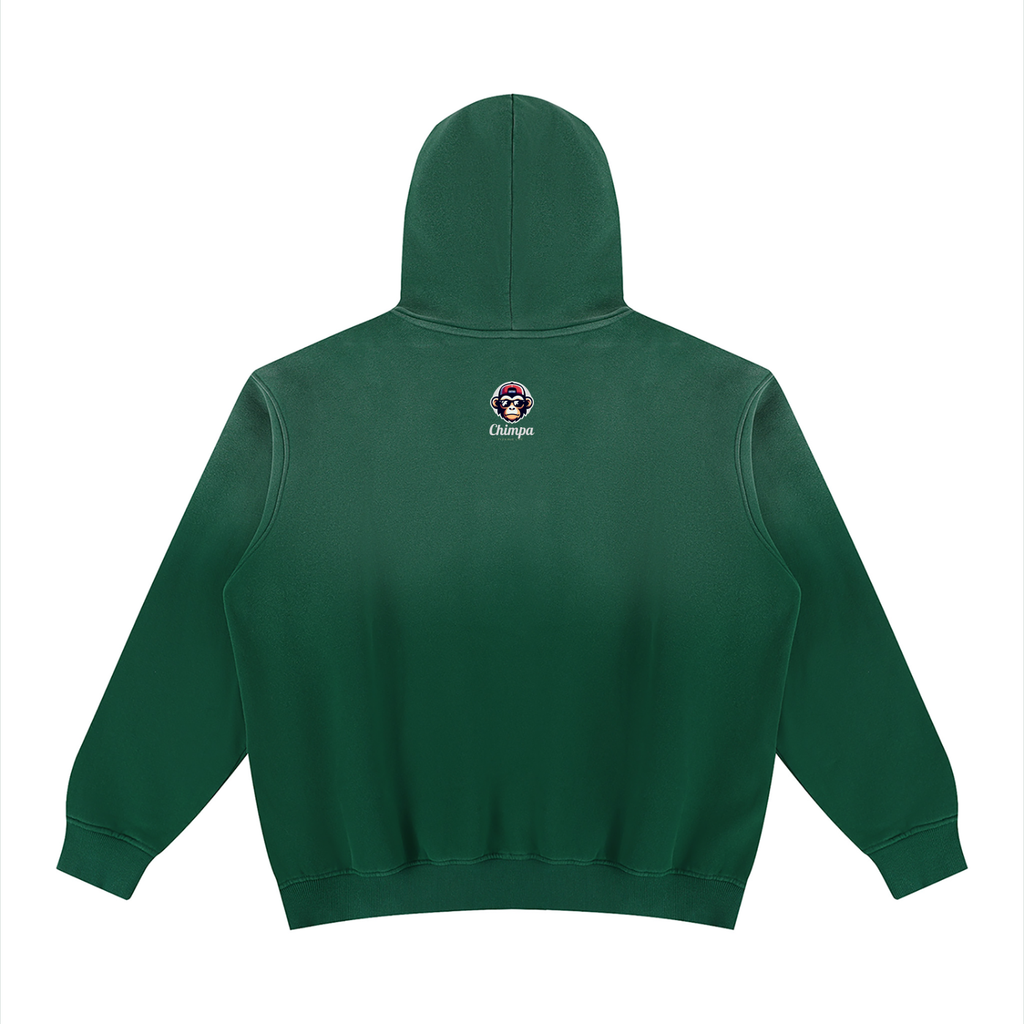 Unisex Vintage Wash Fleece Hoodie