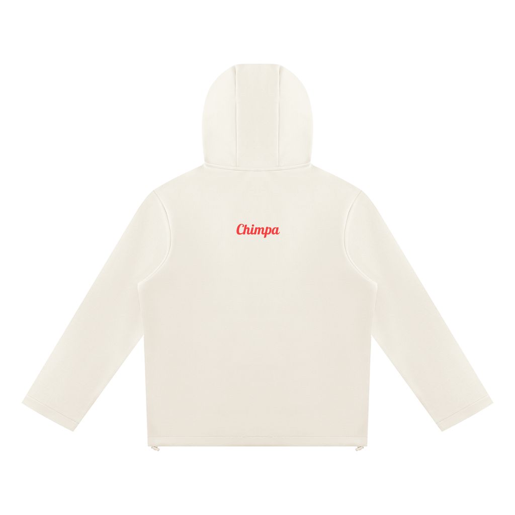 Unisex Paneled Full Zip Hoodie