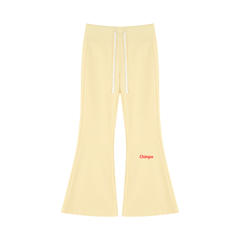 Women's Drawstring Flared Leg Pants