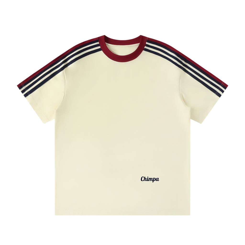 Unisex Colorblock Striped T-Shirt