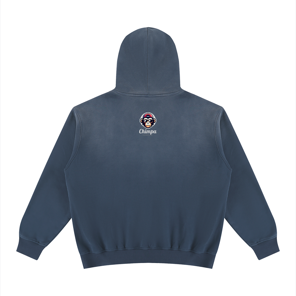 Unisex Vintage Wash Fleece Hoodie