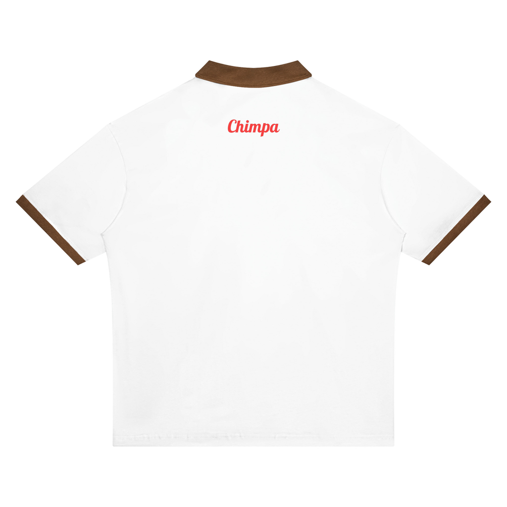 Unisex Color Block Polo Shirt