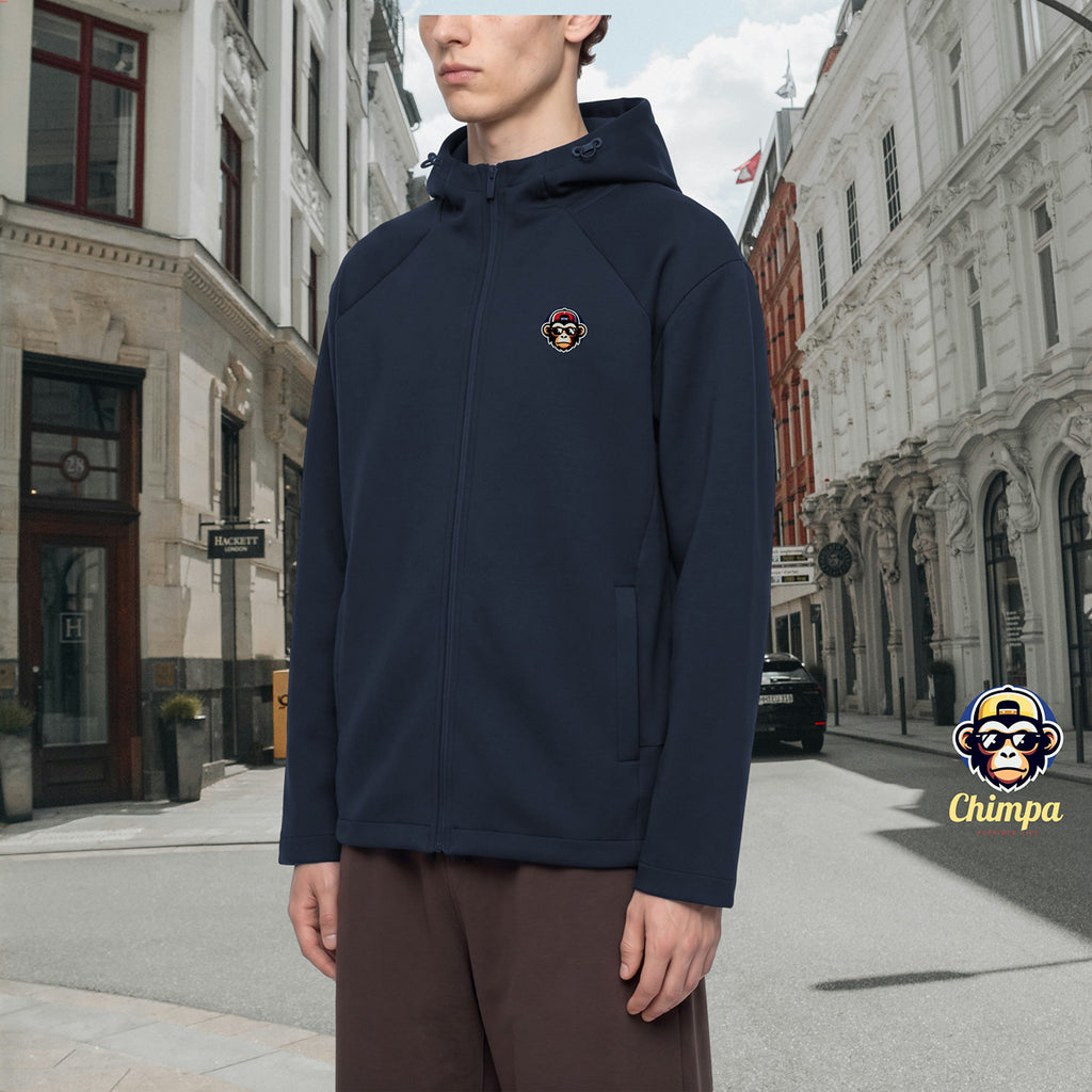 Unisex Paneled Full Zip Hoodie