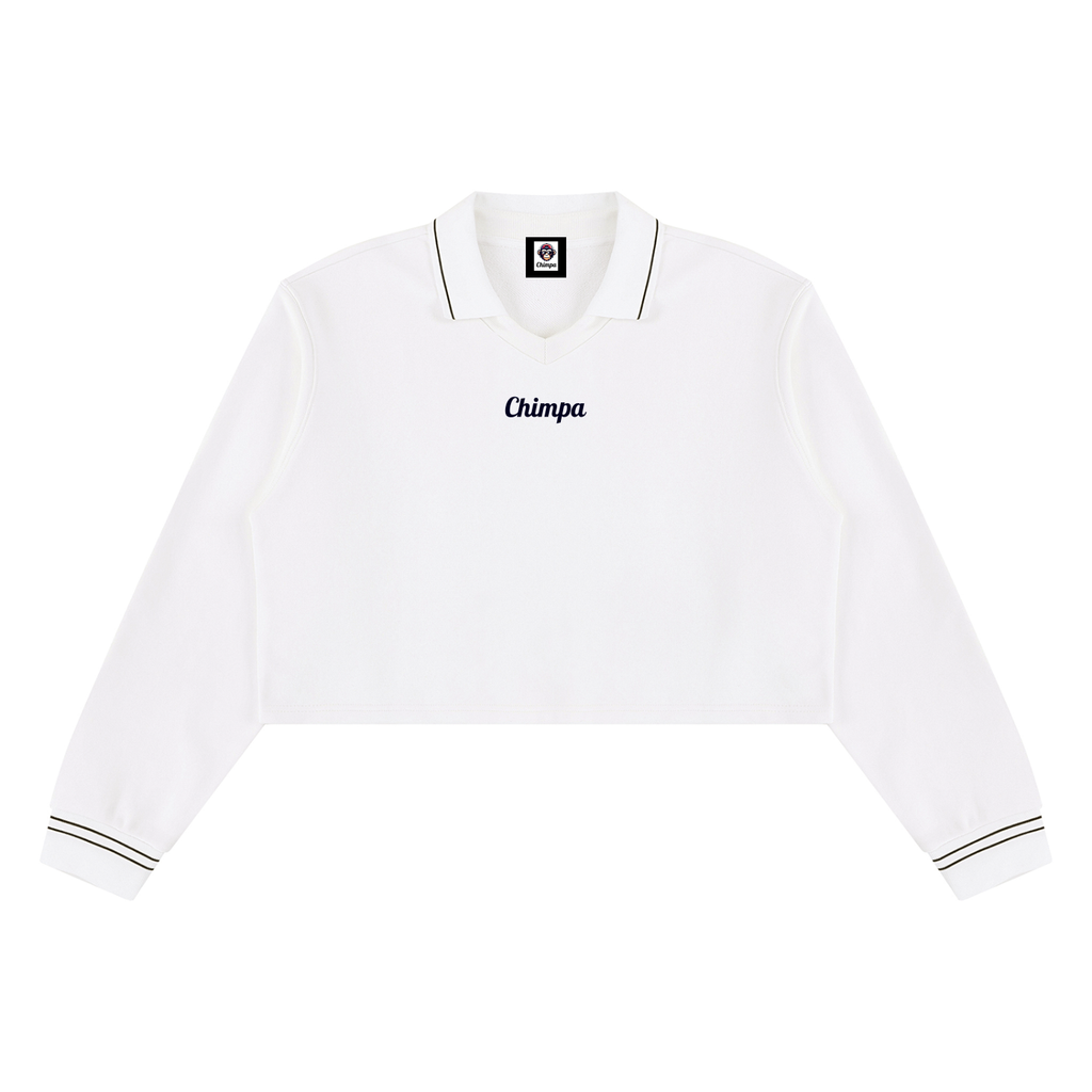 Women’s Crop Collared Sweatshirt