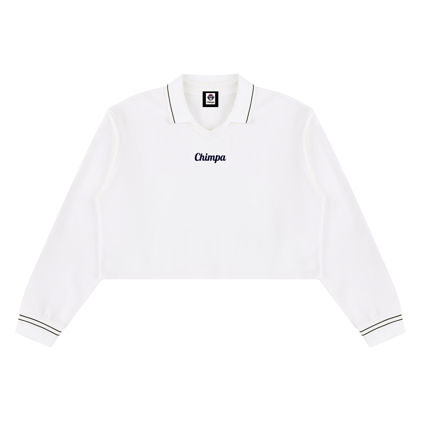 Women’s Crop Collared Sweatshirt