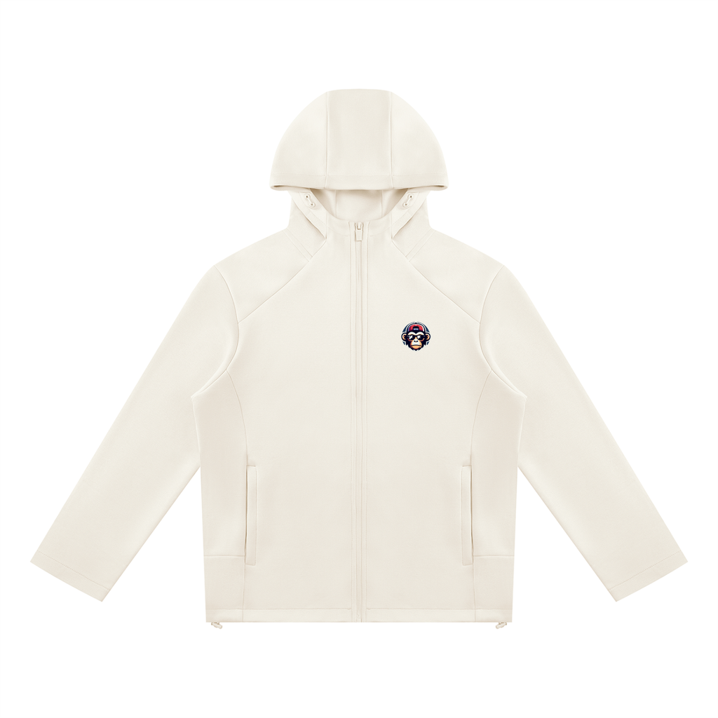 Unisex Paneled Full Zip Hoodie