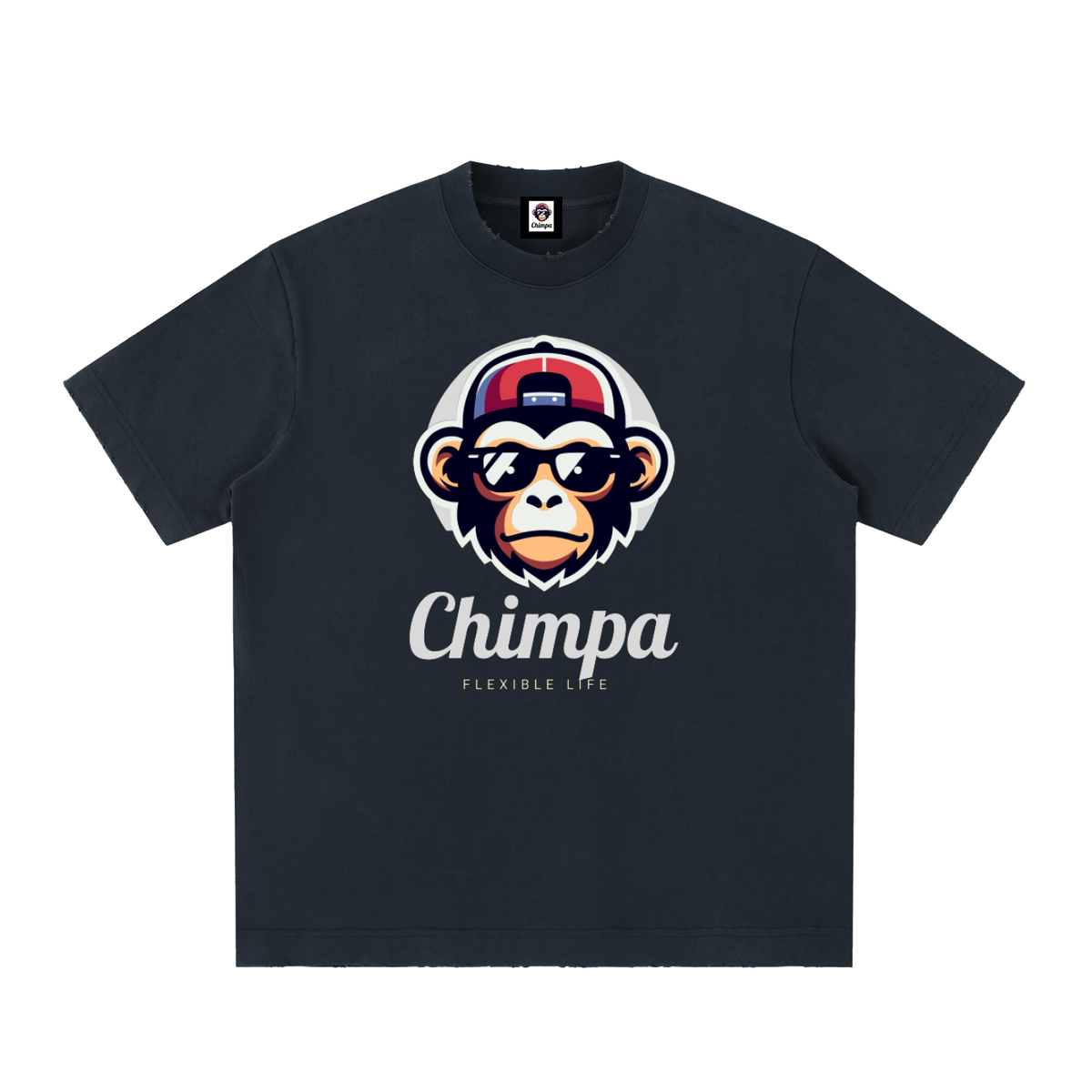 Heavyweight Vintage Washed Frayed T-Shirt
