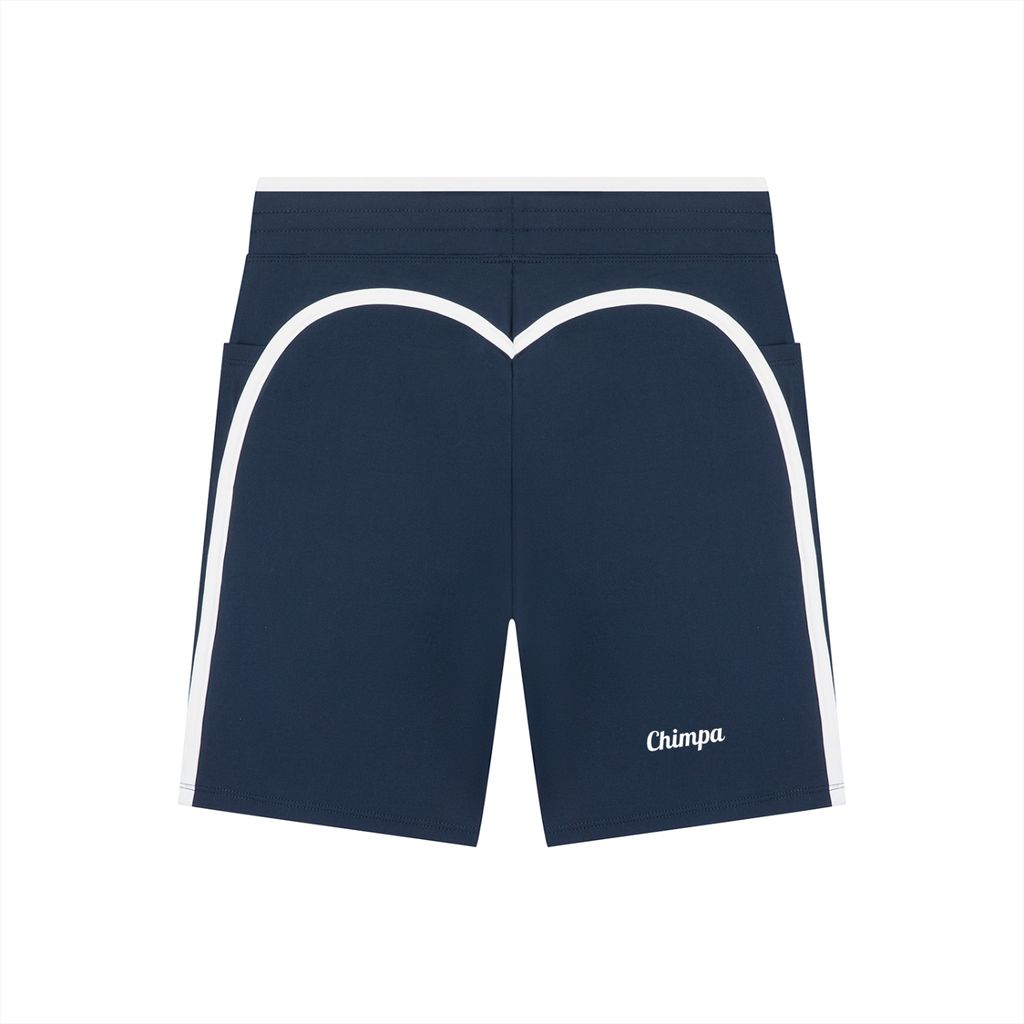 Women's High Rise Color Block Yoga Shorts