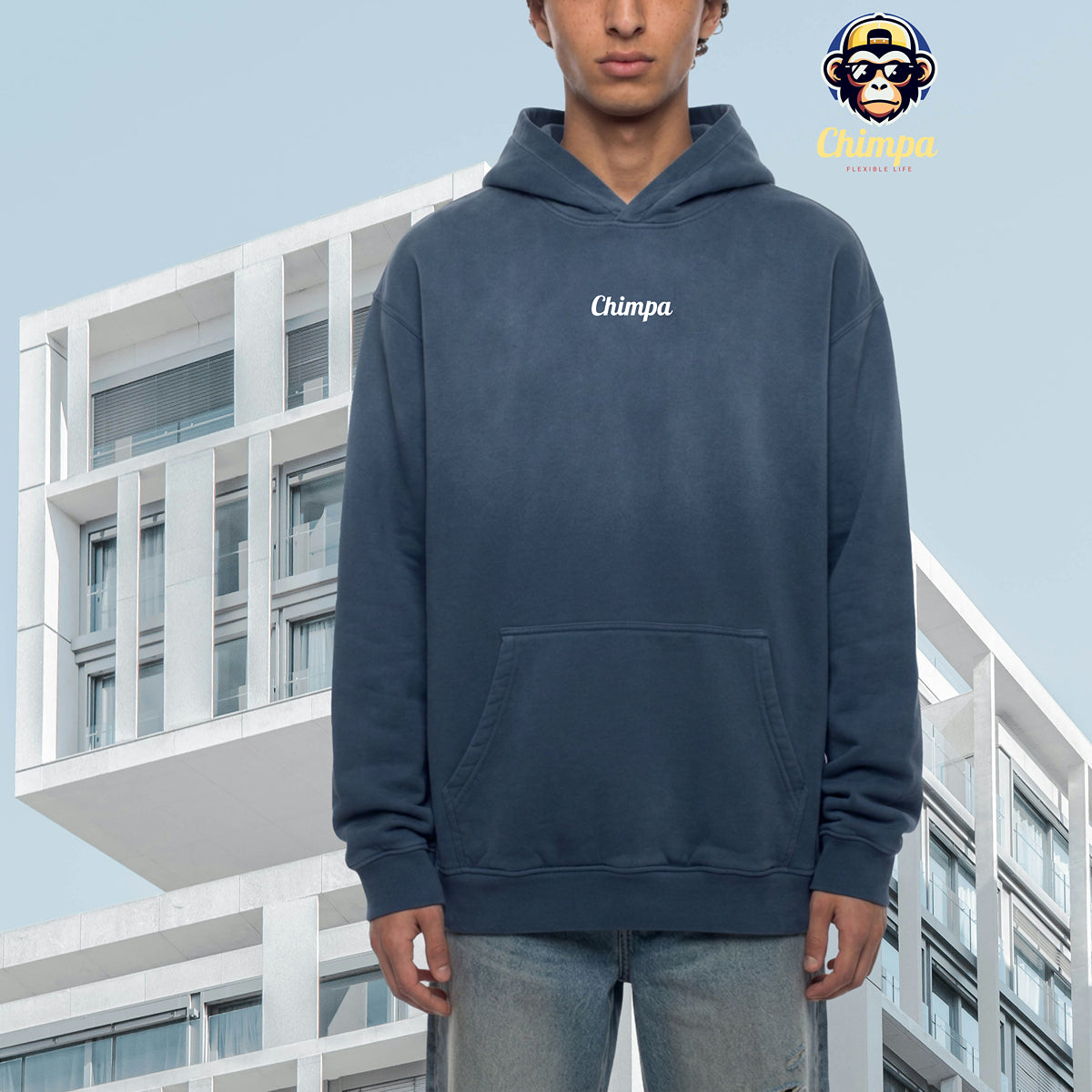 Unisex Vintage Wash Fleece Hoodie