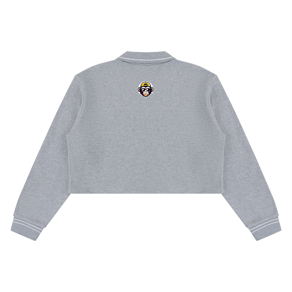 Women’s Crop Collared Sweatshirt
