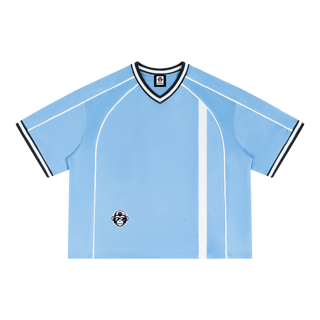 Unisex Boxy V-Neck Soccer Jersey