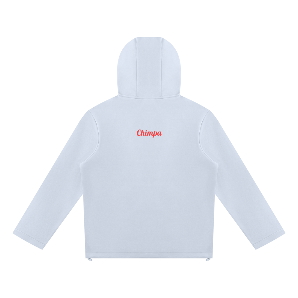 Unisex Paneled Full Zip Hoodie
