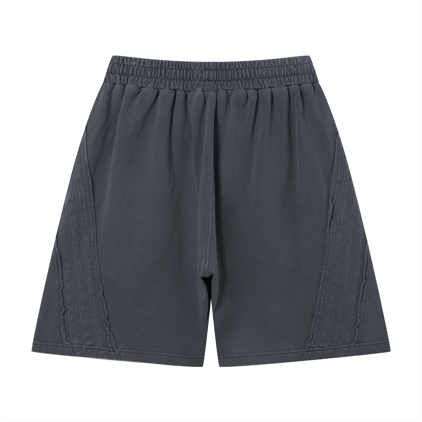 Unisex Vintage Wash Raw Edge Shorts