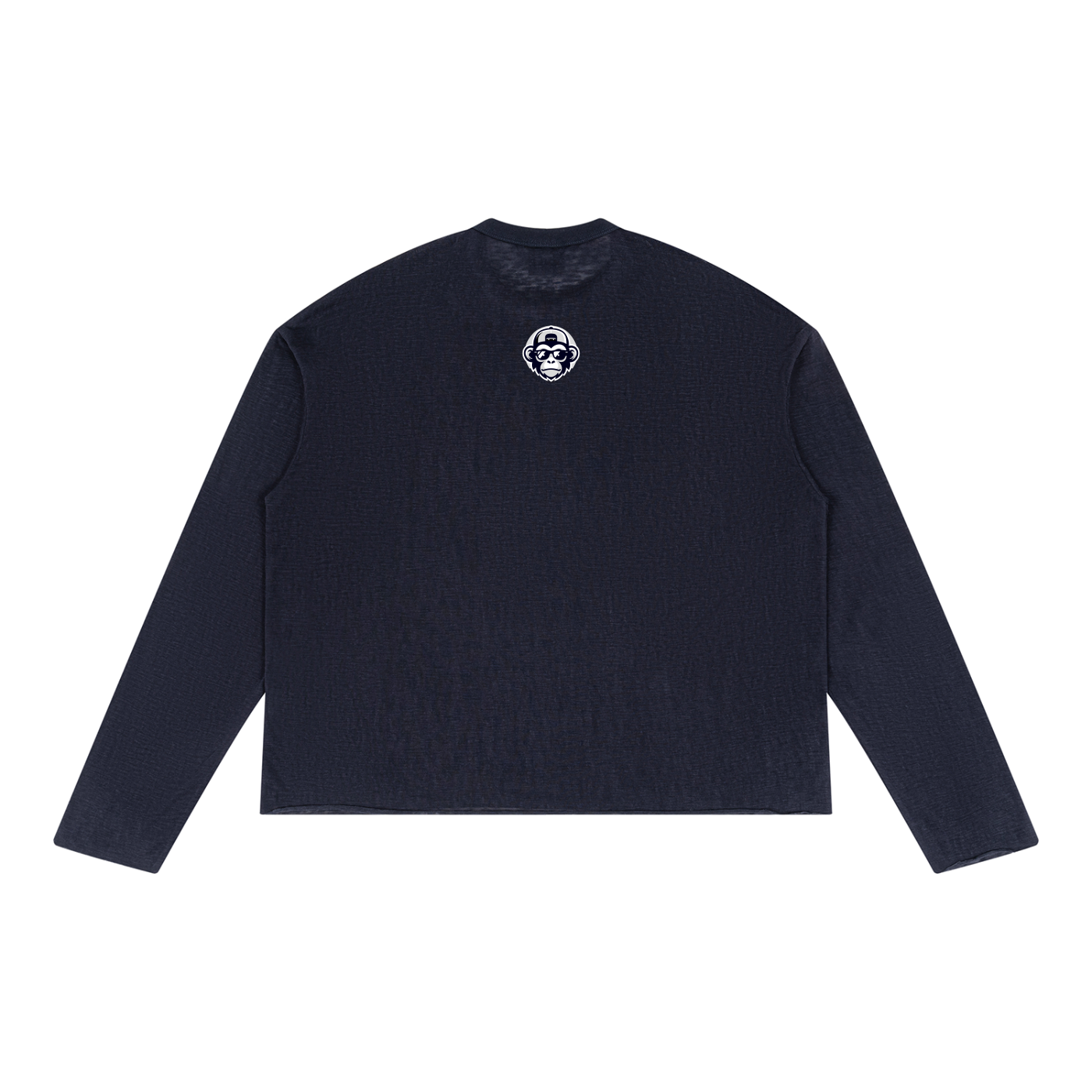 Unisex Raw Edge Long Sleeve T-Shirt